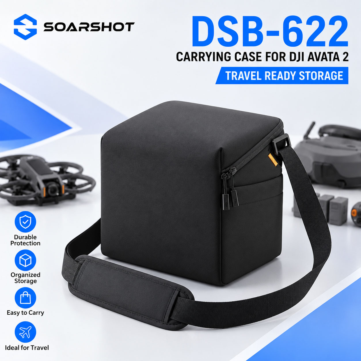 Drone Carrying Case - Tas Jinjing SOARSHOT untuk DJI Avata