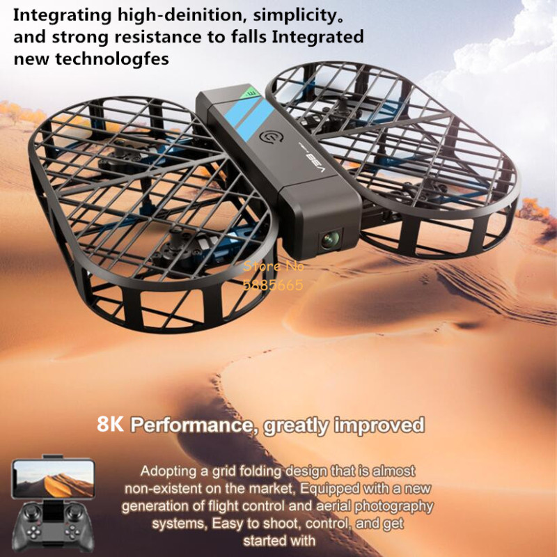 Kamera HD 8K 360 °   Perlindun - Drone Remote Controller Lanyard ulasan dan harga