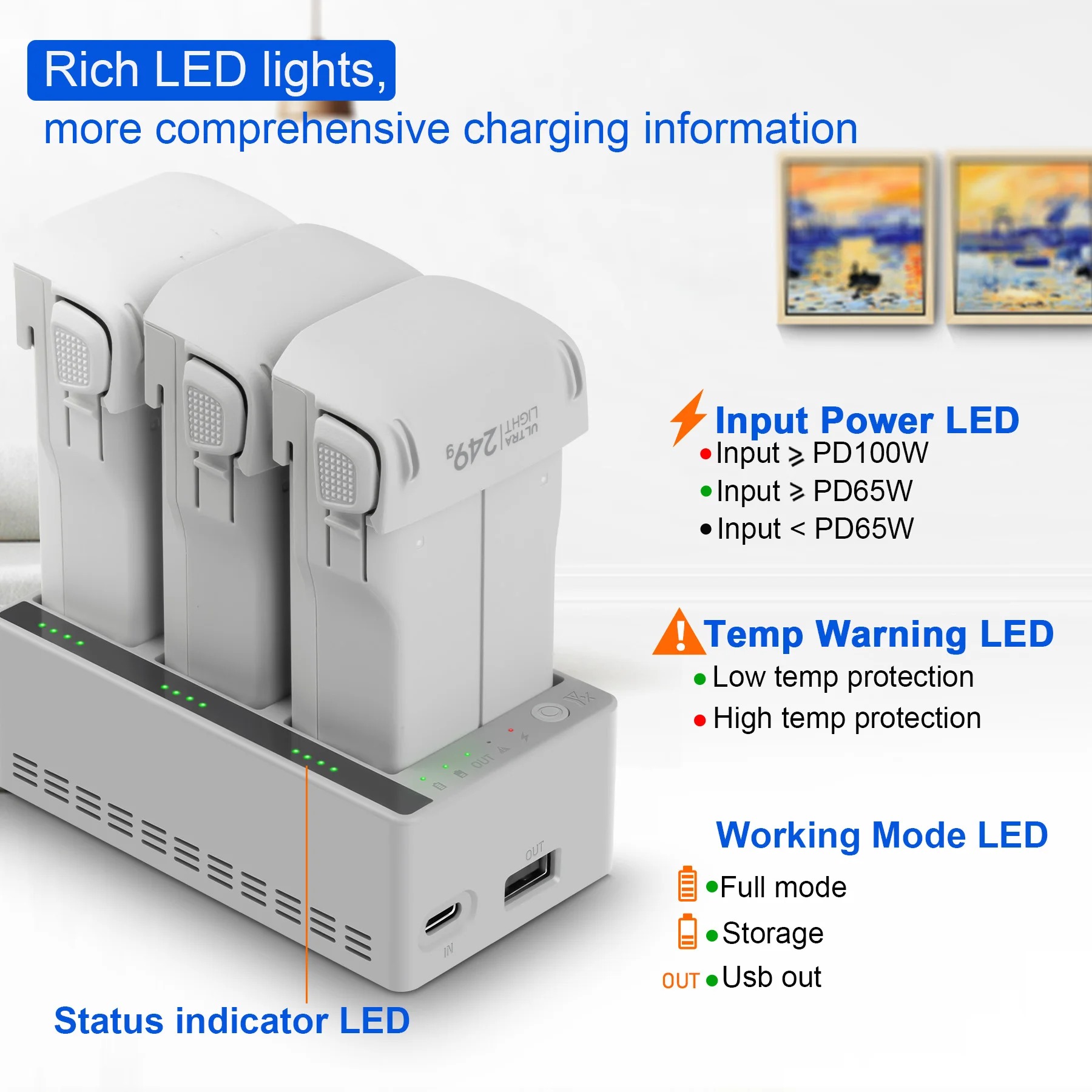 Untuk Baterai Drone DJI LITO 1 - Drone Power Bank ulasan dan harga