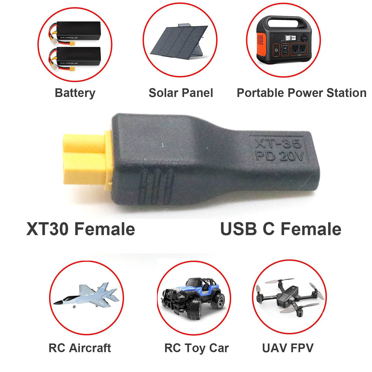 1 Buah Adaptor Pengisi Daya US - Drone Battery Adapter ulasan dan harga