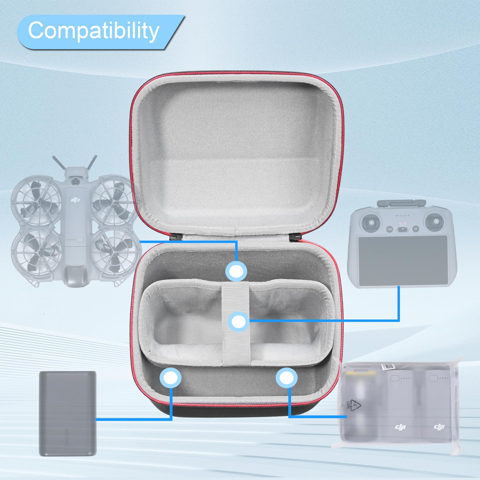 Tas Jinjing Portabel untuk DJI - Drone Carrying Case ulasan dan harga